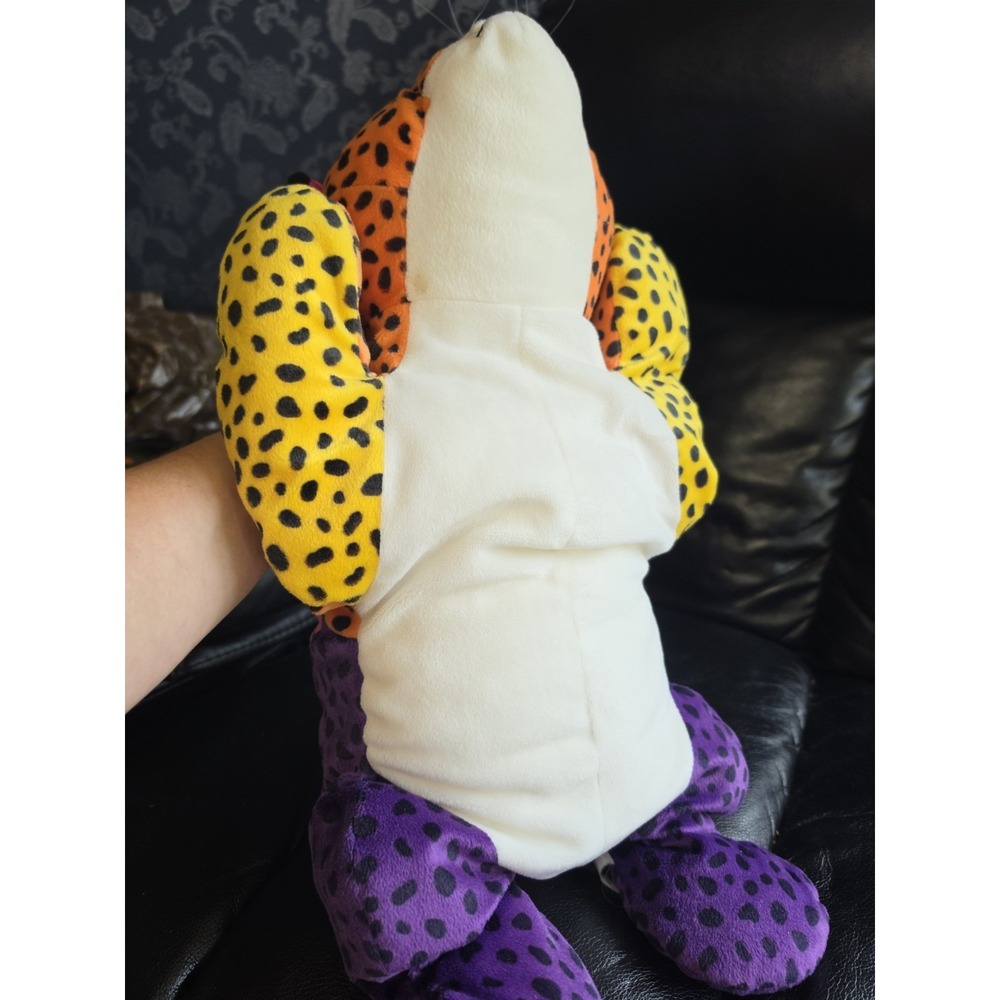 Vintage 1998 Lisa Frank Fantastic Beans Hunter 16" Leopard Plush READ - Picture 7 of 8